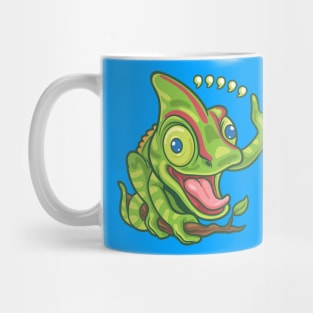 Comma Comma Comma Chameleon Mug